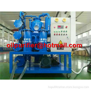 Vacuum FR3 transformer oil filtration plant